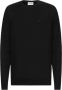 CALVIN KLEIN Heren Truien & Vesten Superior Wool Crew Neck Sweater Zwart - Thumbnail 3