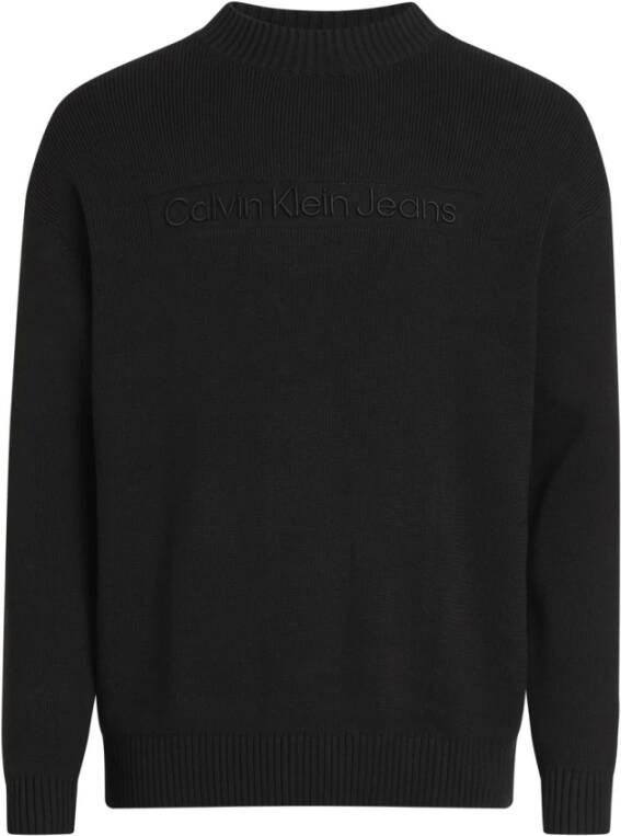 Calvin Klein Jeans Zwarte Sweaters voor Heren Black Heren