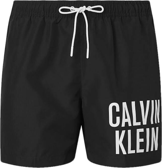 Calvin Klein Medium Trekkoord Strandshorts Black Heren - Foto 2