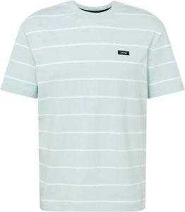 Calvin Klein T-Shirt- CK Cotton Comfort Strip Blauw Heren