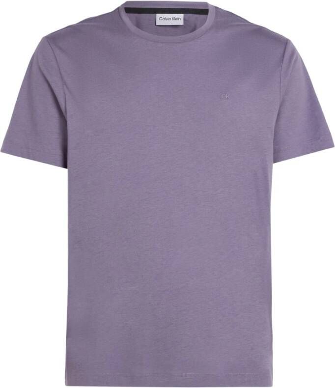 Calvin Klein Paarse T-shirt K10K110589 VA8 Purple Heren