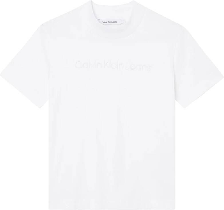 Calvin Klein t-shirt wit j20j219897 yaf Wit Heren