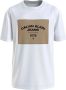 Calvin Klein Canvas Curve Graphic Half Mouw T-shirt White Heren - Thumbnail 3