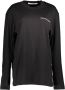 Calvin Klein Reflecterend Print Langemouw Katoenen T-Shirt Black Heren - Thumbnail 2