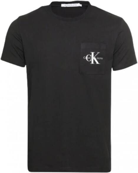 Calvin Klein Jeans Zwart Katoenen Heren T-Shirt Lente Zomer Collectie Black Heren - Foto 3