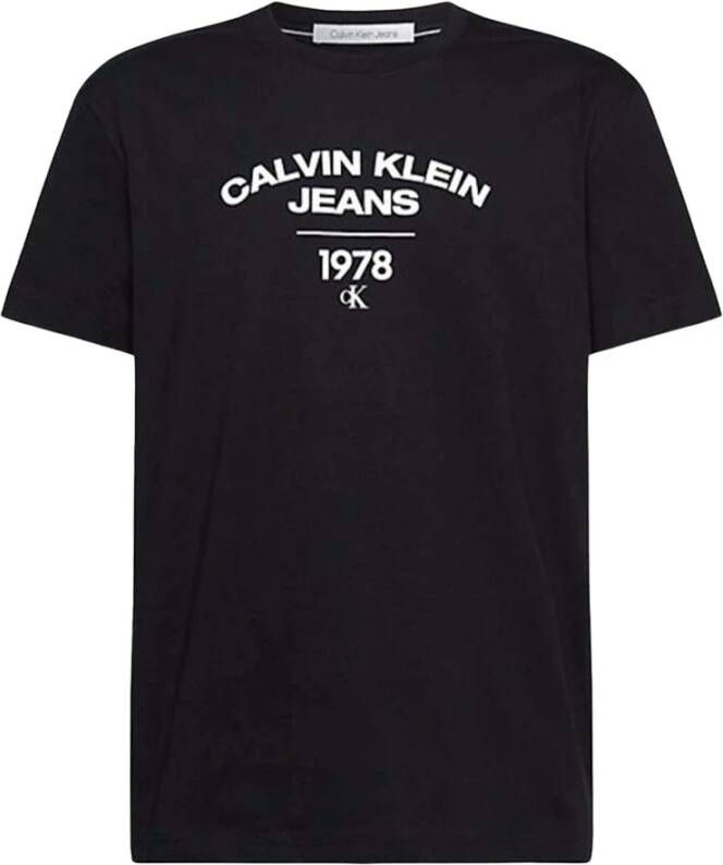 Calvin Klein Jeans T-shirt Korte Mouw VARSITY CURVE LOGO T-SHIRT