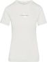 Calvin Klein Monologo T-shirt ecru J20J221426 ACF Beige Dames - Thumbnail 2