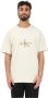 Calvin Klein Jeans T-shirt met extra brede schouders model 'MONOLOGO' - Thumbnail 3