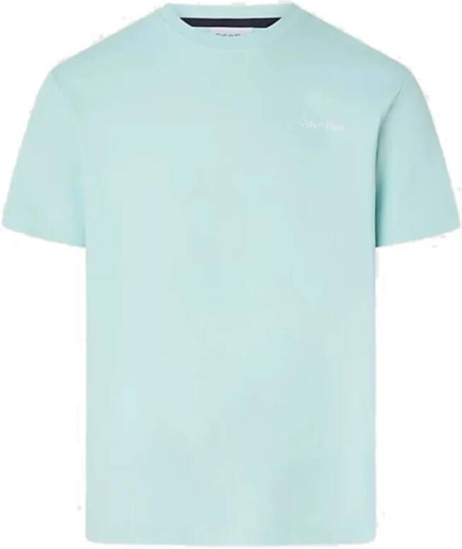 Calvin Klein Comfort E Logo Ck Incaato T-shirt Blue Heren