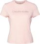 T shirt WO SS T Shirt met calvin klein logo opschrift - Thumbnail 2