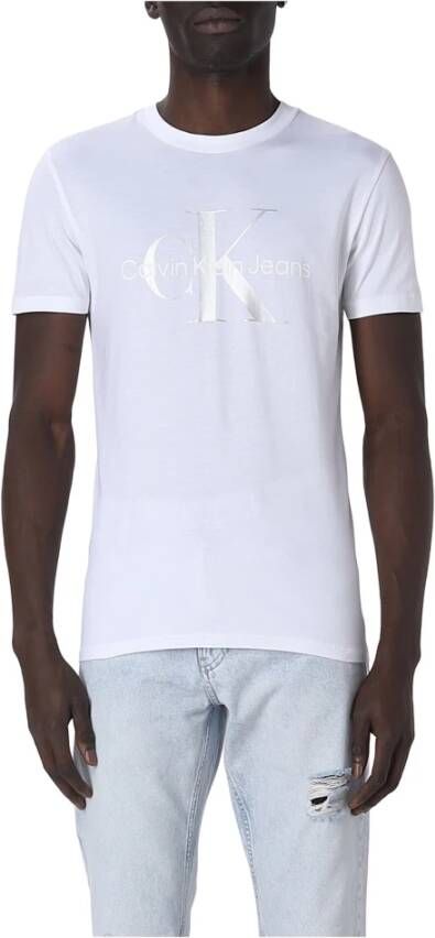 Calvin Klein T-shirt SEASONAL MONOLOGO TEE met -logo-opschrift op borsthoogte - Foto 1