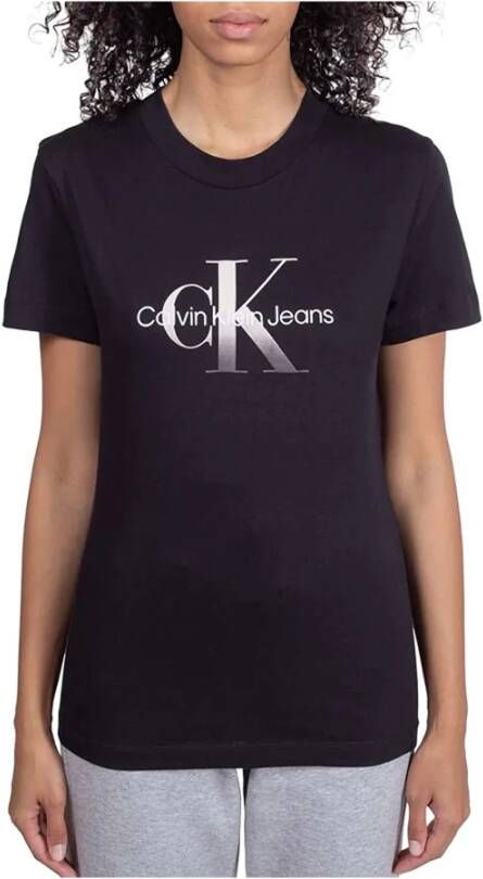 Calvin Klein T-Shirts Zwart Dames