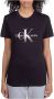 Calvin Klein Jeans T-Shirts Zwart - Thumbnail 4