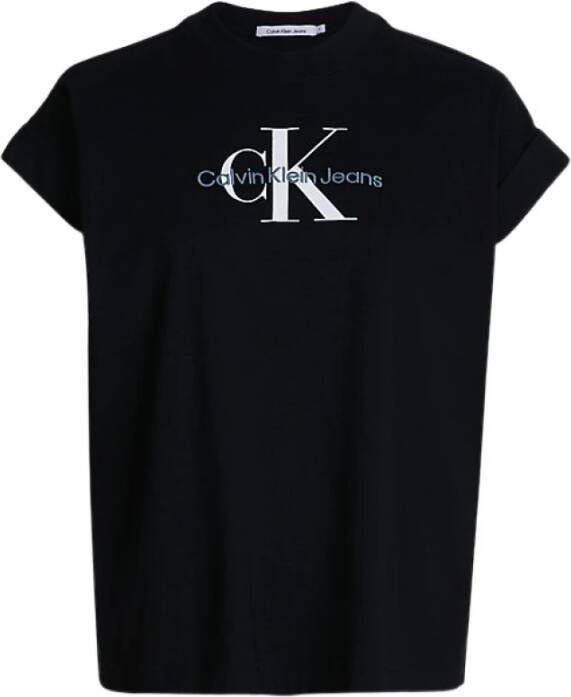 Calvin Klein Shirt met ronde hals CORE MONOGRAM REGULAR TEE met jeans monogram (1-delig)