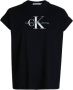 Calvin Klein Shirt met ronde hals CORE MONOGRAM REGULAR TEE met jeans monogram (1-delig) - Thumbnail 3
