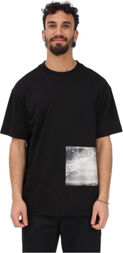 Calvin Klein Verhoog je casual garderobe met hoogwaardige T-shirts Black Heren