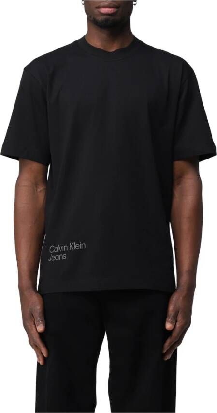 Calvin Klein Jeans Vervaagde gekleurde addR J30J322881Beh Zwart Heren