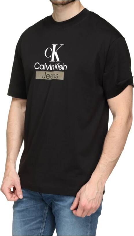 Calvin Klein Jeans T-shirt Korte Mouw STACKED ARCHIVAL TEE