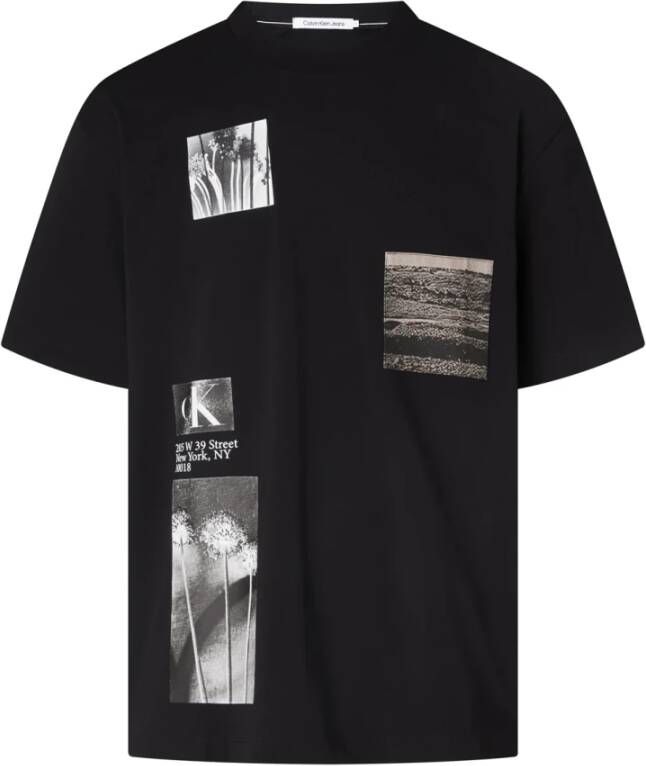 Calvin Klein Verhoog je casual garderobe met hoogwaardige T-shirts Black Heren