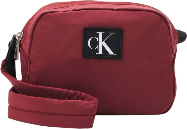 Calvin Klein Rode Kleine Tas met CK Logo Red Dames