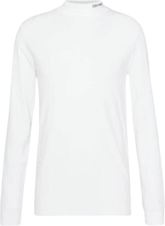 Calvin Klein Shirt met lange mouwen MOCK STRETCH