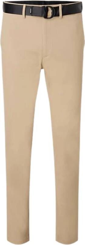 Calvin Klein Jeans Straight Trousers Beige Heren