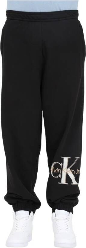 Calvin Klein Trousers Black Zwart Heren