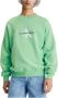 Calvin Klein Oversized Monologo Sweatshirt met ronde halslijn Green Heren - Thumbnail 2