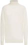 Calvin Klein Jeans Wol Turtle Neck Gebreide Kleding Collectie White Heren - Thumbnail 2