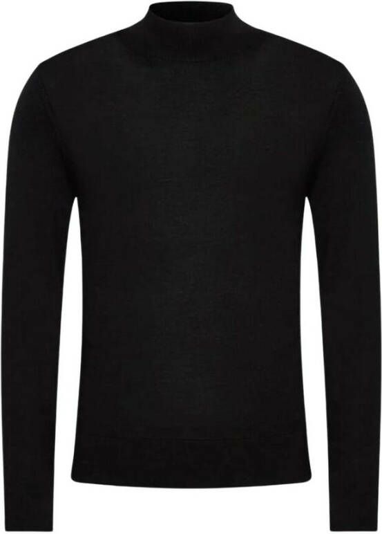 CK Calvin Klein Gebreide pullover van wol model 'MERINO MOCK'