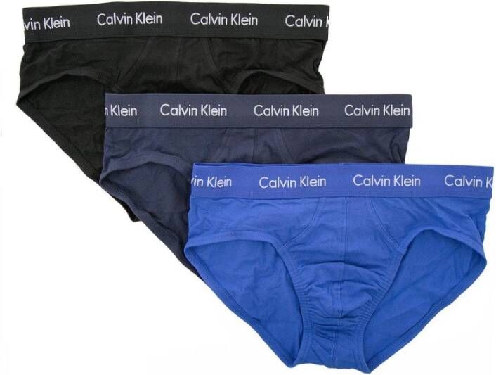 Calvin Klein Men slip Underwear 3 Hip Brief U2661G low waist pack new Blauw Heren