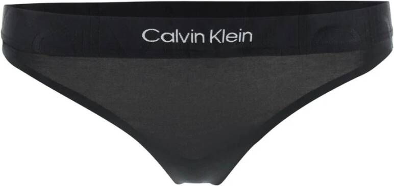 Calvin Klein underwear embossed icon thong Black Dames