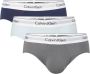 Calvin Klein 3-Pack Moderne Katoenen Slip Comfortabel en Zacht Blue Heren - Thumbnail 1