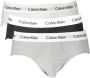 Calvin Klein Men slip Underwear 3 Hip Brief U2661G low waist pack new Grijs Heren - Thumbnail 7