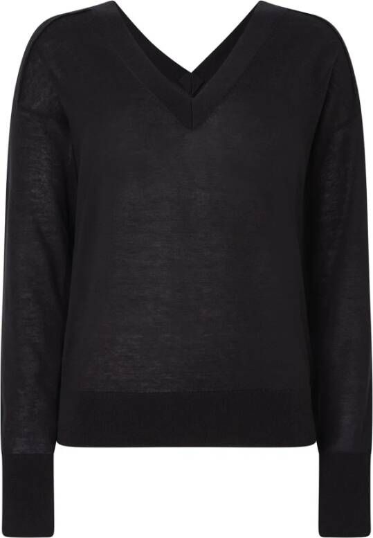 Calvin Klein V-neck Knitwear Zwart Dames