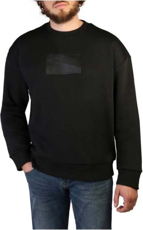 Calvin Klein Comfortabele herfst winter sweatshirt K10K110083 Black Heren
