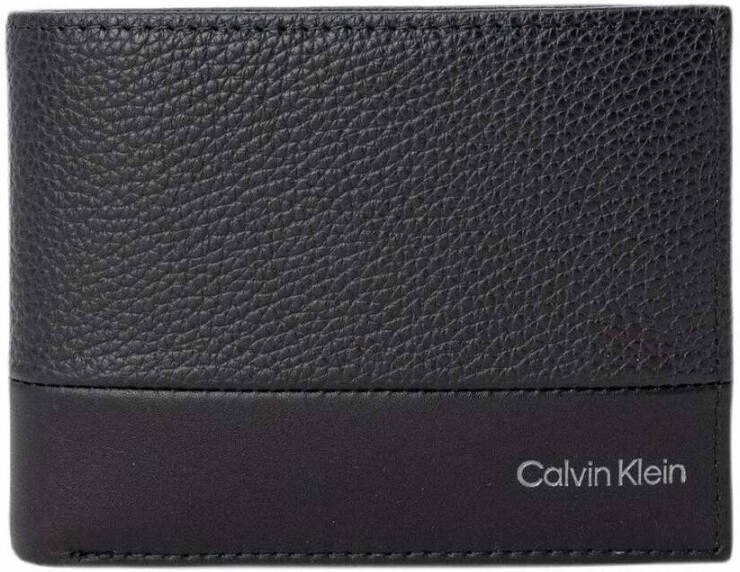 Calvin Klein Leren portemonnee met kaartsleuven en muntvakje Brown Unisex