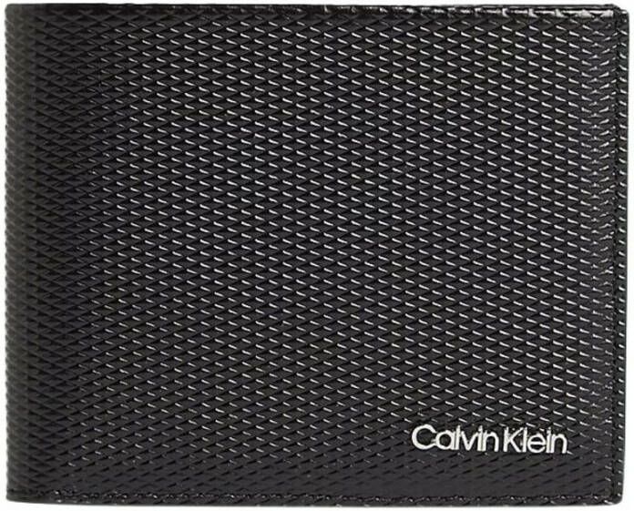 Calvin Klein Heren Portemonnee Zwart Rfid Blokkeren Black Heren