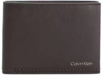 Calvin Klein Bruine Herenportemonnee met RFID-bescherming Brown Heren