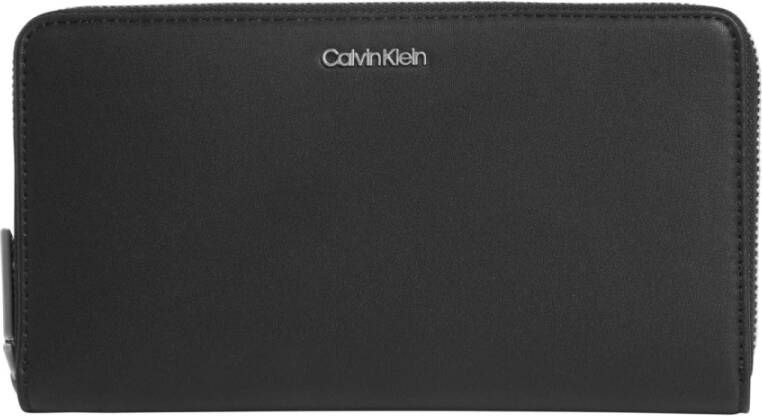 Calvin Klein Dames portemonnee met rits en creditcardhouder Black Dames - Foto 2
