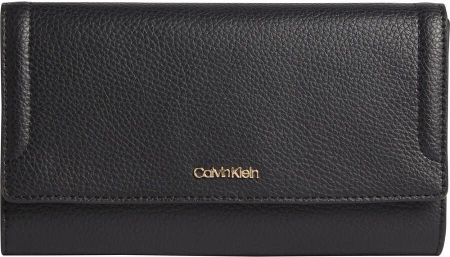 Calvin Klein ck elevated trifold lg wallets Zwart Dames