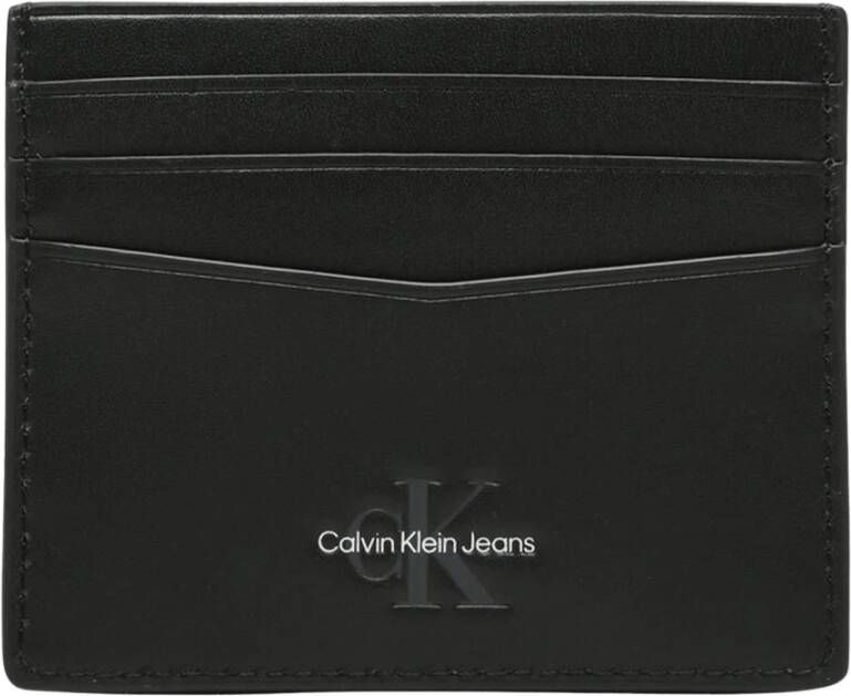 Calvin Klein Monogram Soft Portemonnee Black Heren