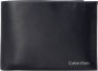 Calvin Klein Compacte Trifold Portemonnee met Muntvakje Black Heren - Thumbnail 1