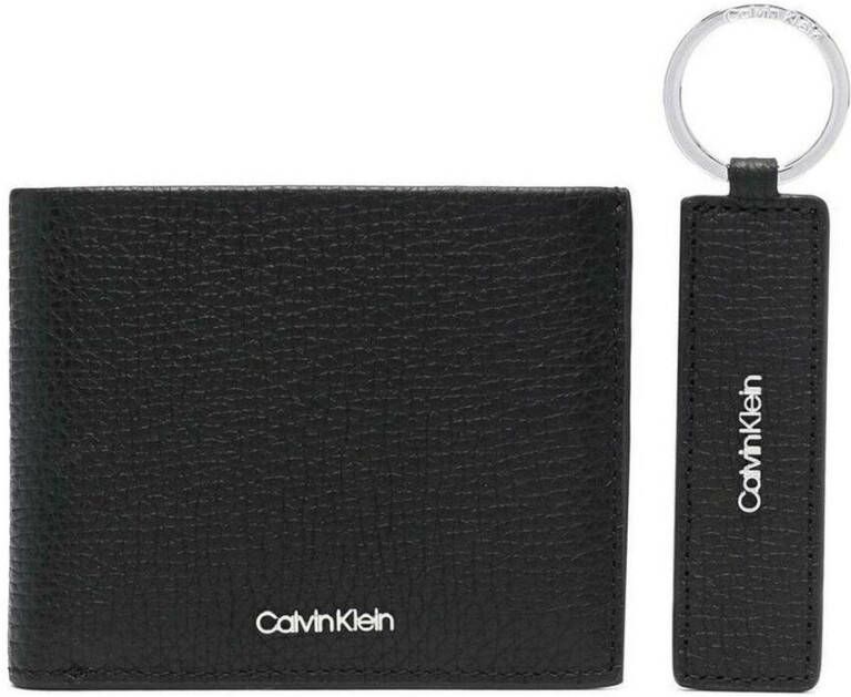 Calvin Klein minimalism bifold 5cc keyfob wallets Zwart Heren