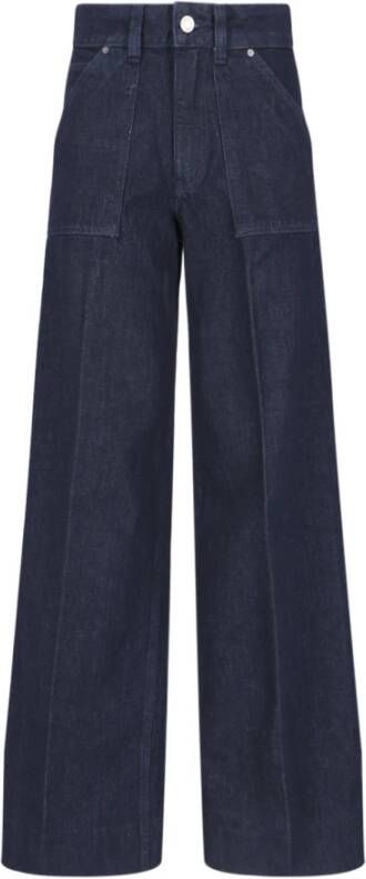 Calvin Klein Klassieke blauwe high-waisted jeans van denim voor vrouwen Blue Dames
