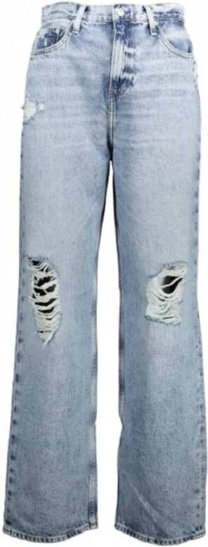 Calvin Klein Blauwe Jeansbroek Blue Dames