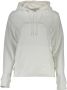 Calvin Klein Witte Katoenen Sweater met Capuchon en Print Wit Heren - Thumbnail 1