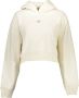 Calvin Klein Witte katoenen trui met capuchon Wit Dames - Thumbnail 6