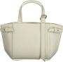 Calvin Klein Witte Dames Tas met Handvatten en Verstelbare Band White Dames - Thumbnail 1