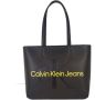 Calvin Klein Jeans Zwarte tas voor vrouwen voor lente zomer Black Dames - Thumbnail 6